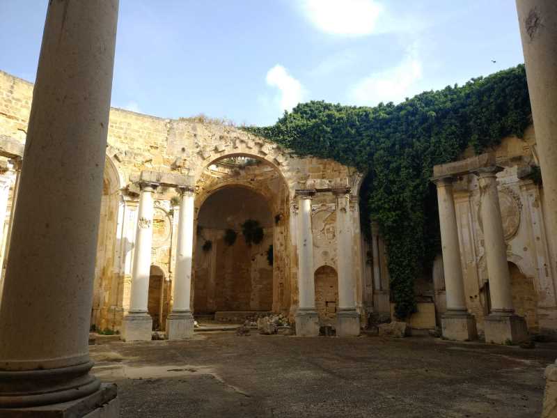 resti della chiesa di Sant'Ignazio