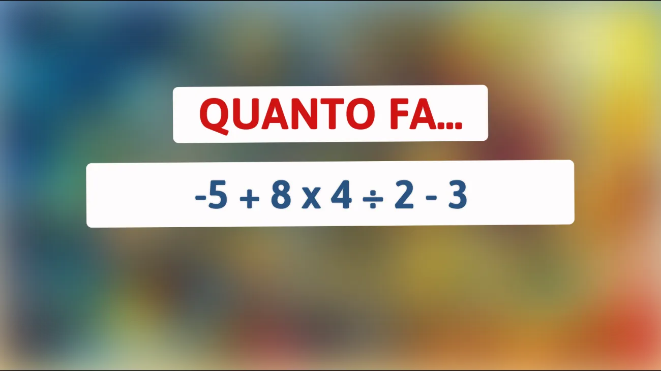 \"Solo i veri geni riescono a risolvere questo semplice calcolo! Provaci e scopri se sei uno di loro!\""