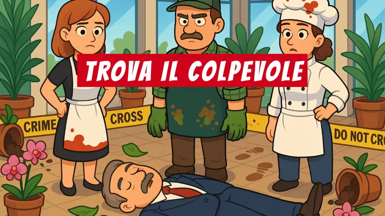 Solo i veri geni riescono a risolvere il mistero della villa: accetti la sfida o ti arrendi?"