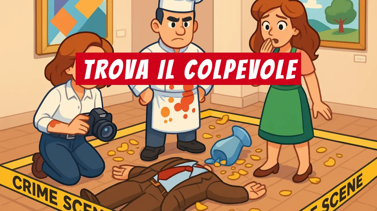 Solo i veri geni riescono a svelare il colpevole nel mistero della galleria d’arte: la sfida impossibile che tutti sbagliano!"