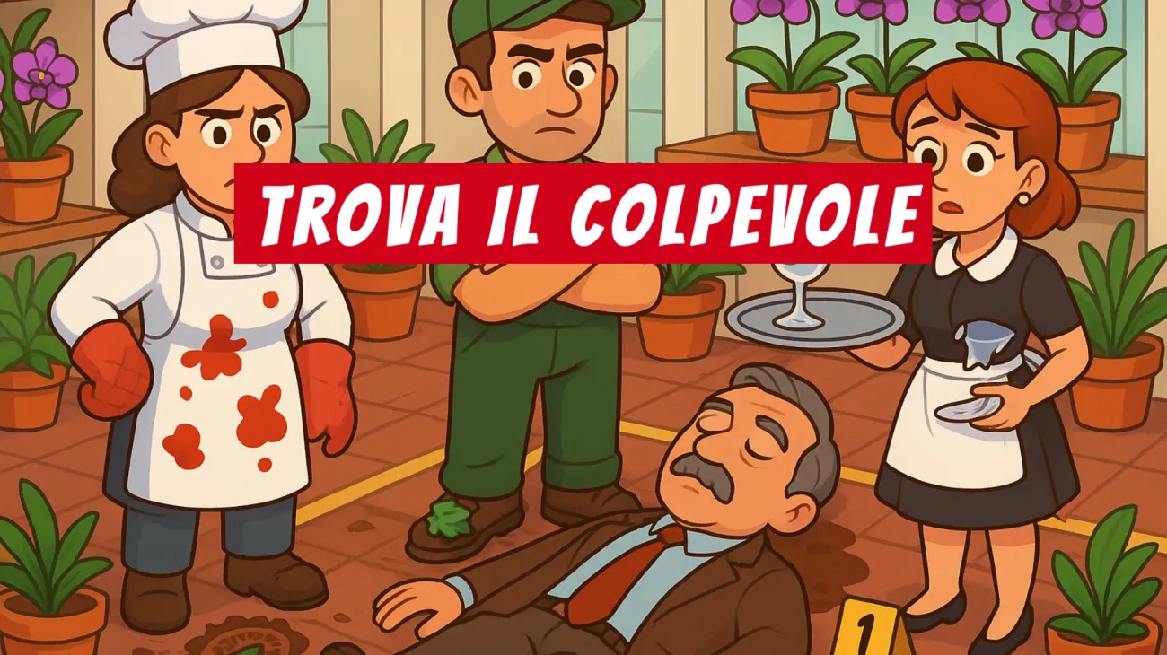Solo i veri geni risolvono questo mistero: riesci a scoprire chi è l’assassino nella serra mortale? Sfida la tua intelligenza!"