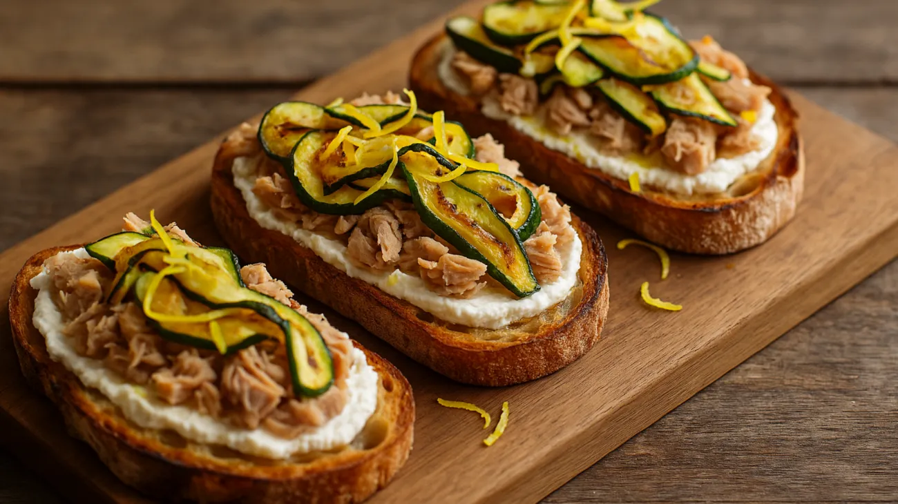 bruschette siciliane ingredienti mediterranei sunlit background"