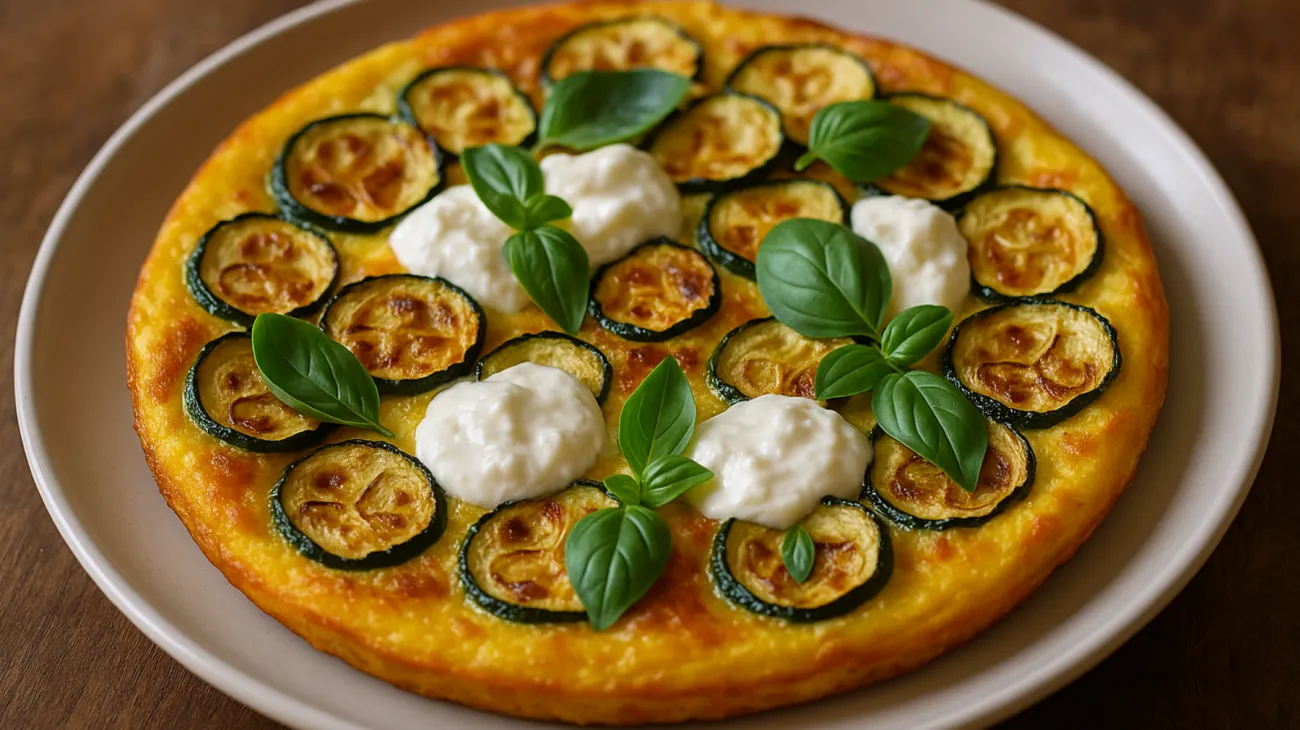 frittata robiola zucchine croccanti"