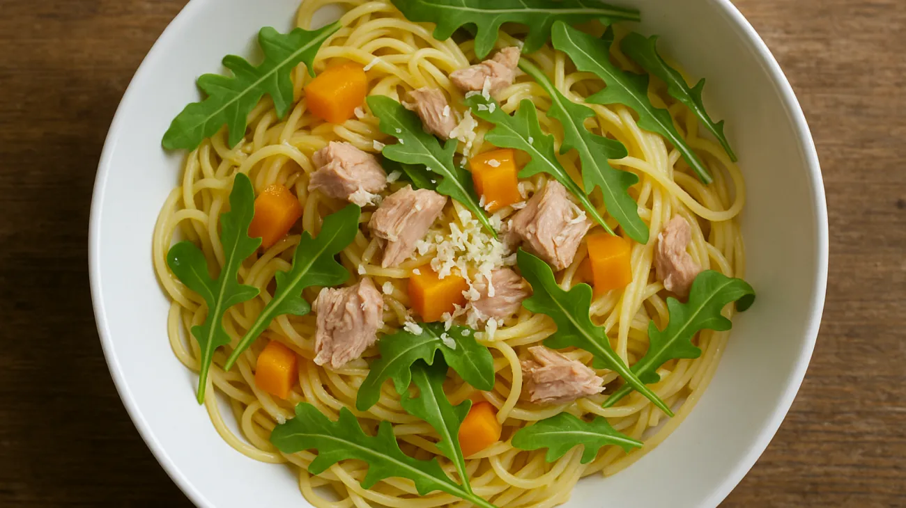 spaghettini tonno albicocche"